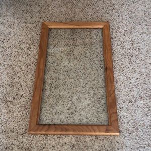 Oak frame, with glass